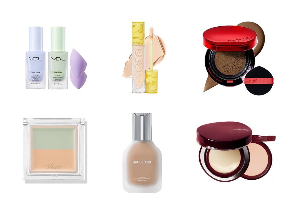 Foundations, concealers and primers for Olive Skin