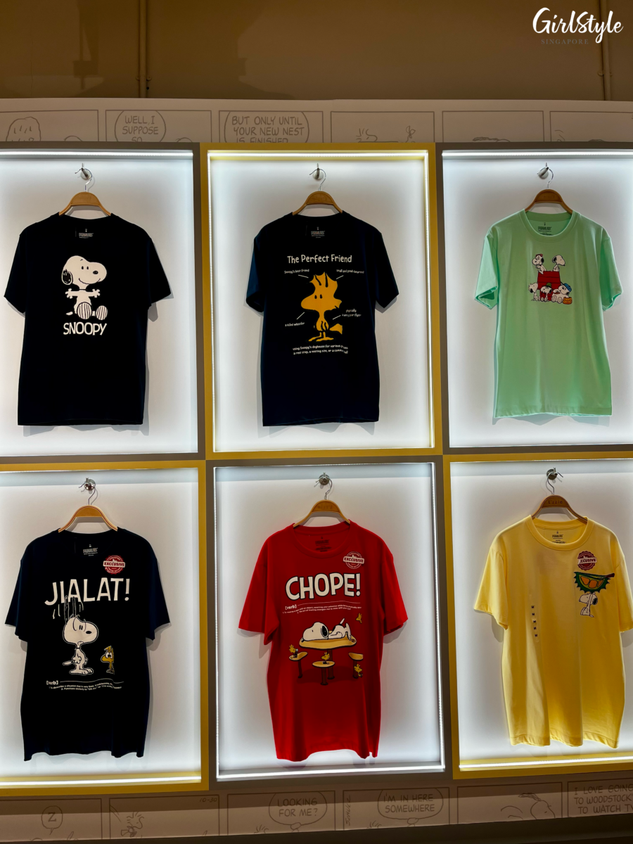 Singapore-exclusive Snoopy T-shirts