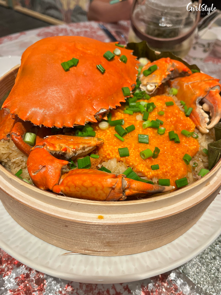 Fujian-style Steamed Mud Crab with Glutinous Rice at Beng Hiang