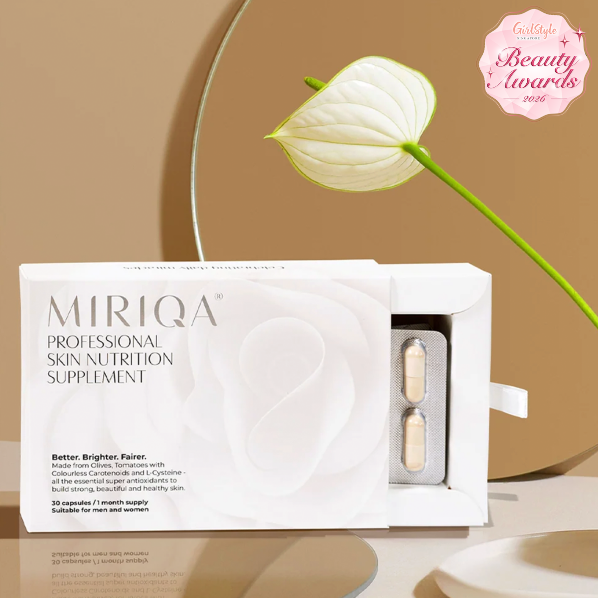 MIRIQA® Professional Skin Nutrition Supplement