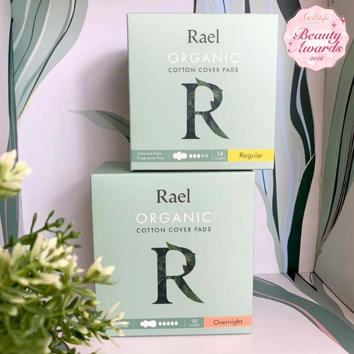 Rael Organic Cotton Cover Pads