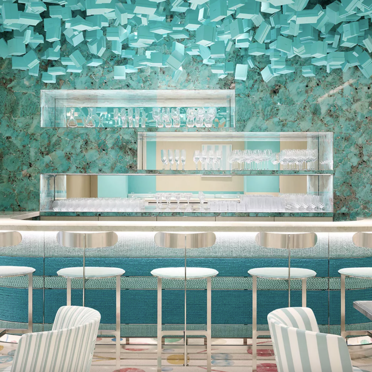 Blue Box Cafe at Ginza, Tokyo