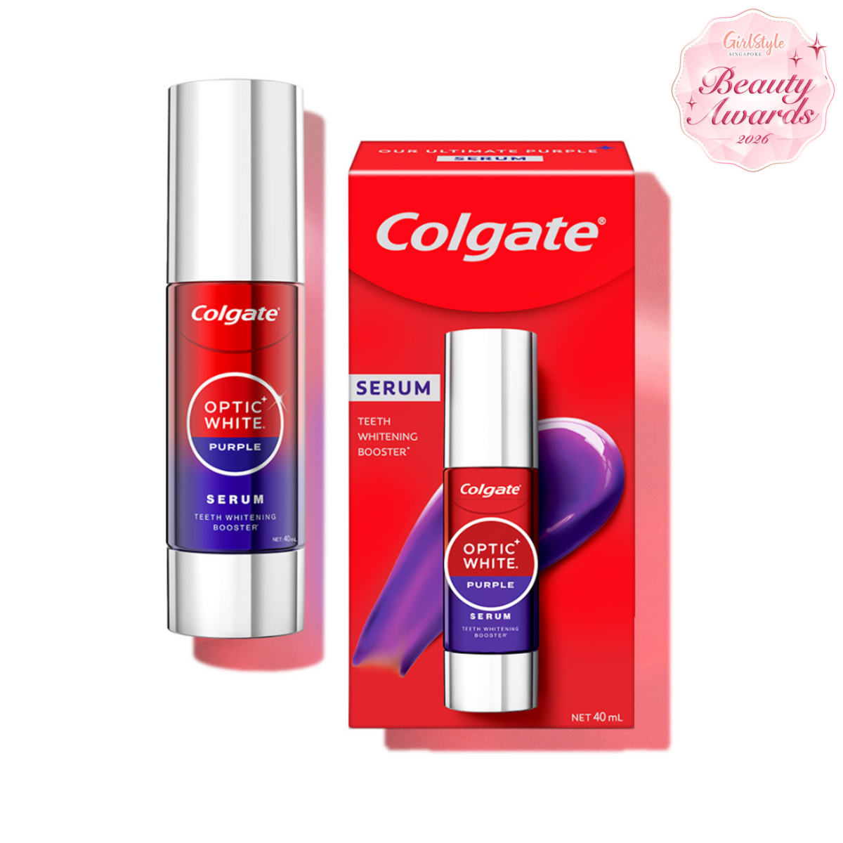 Colgate Optic White Purple Serum