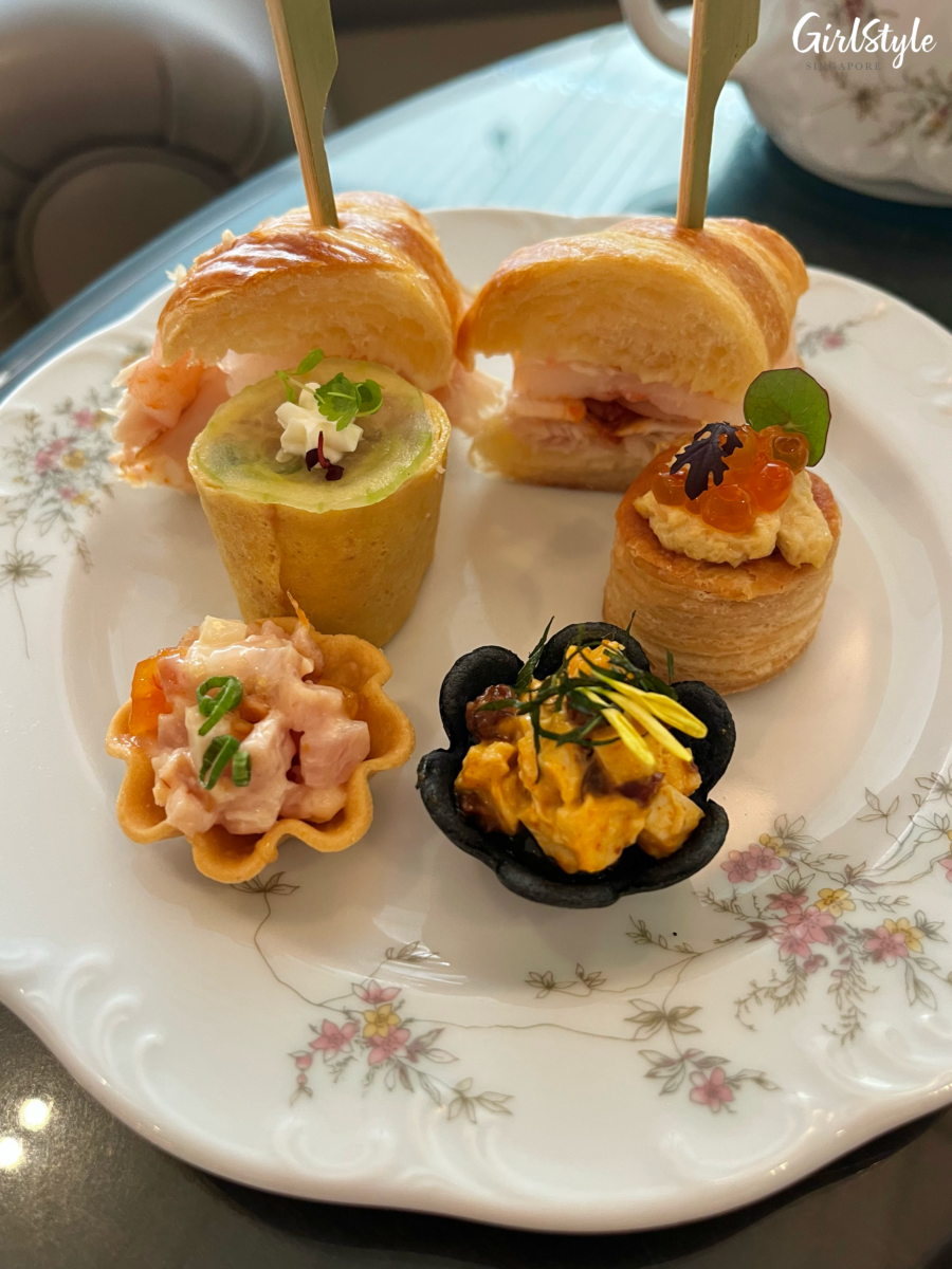 Croissants and Open-Faced Sandwiches