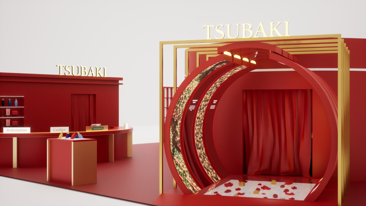 TSUBAKI の Salon pop-up at Plaza Singapura