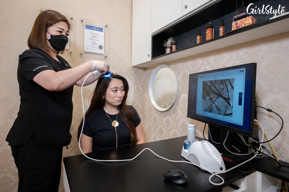 Scalp analysis at TK TrichoKare 
