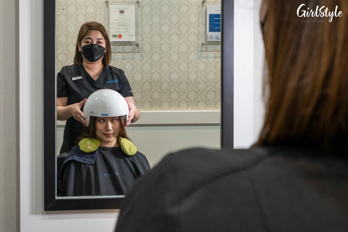 Low-Light Therapy Hair Bang