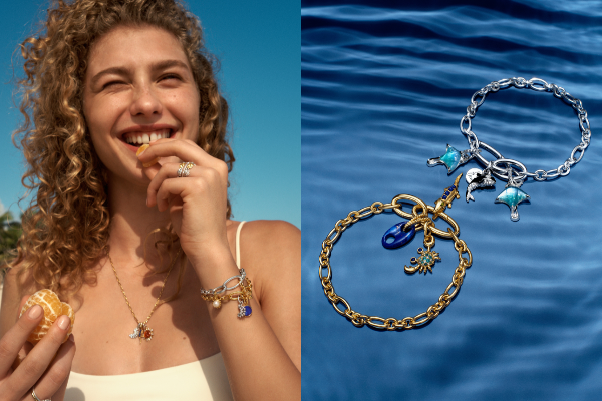 Manta Ray, Orca & Crab Dangle Charms