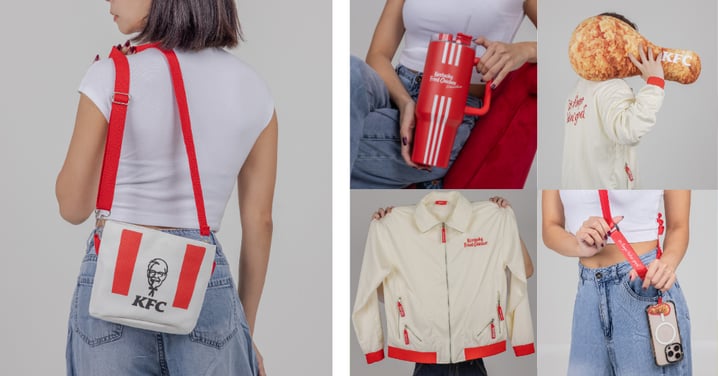 KFC Is Dropping A New Merch Collection Filled With Finger Lickin' Good Bags, Jackets, Plushies & More