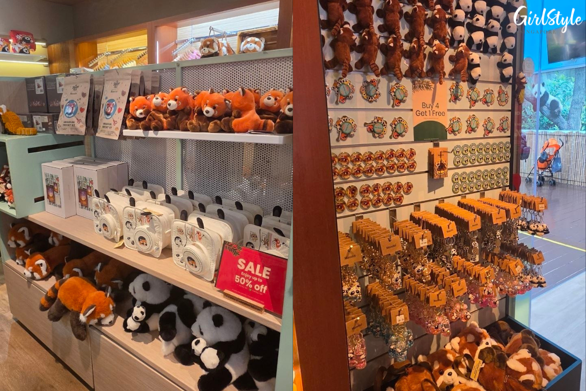 Red panda merch @ River Wonders gift shop