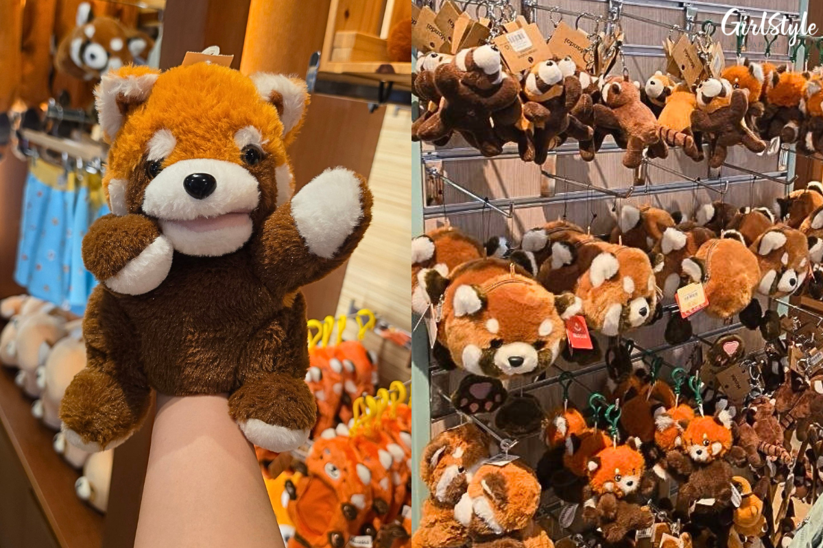 Red panda merch @ River Wonders gift shop