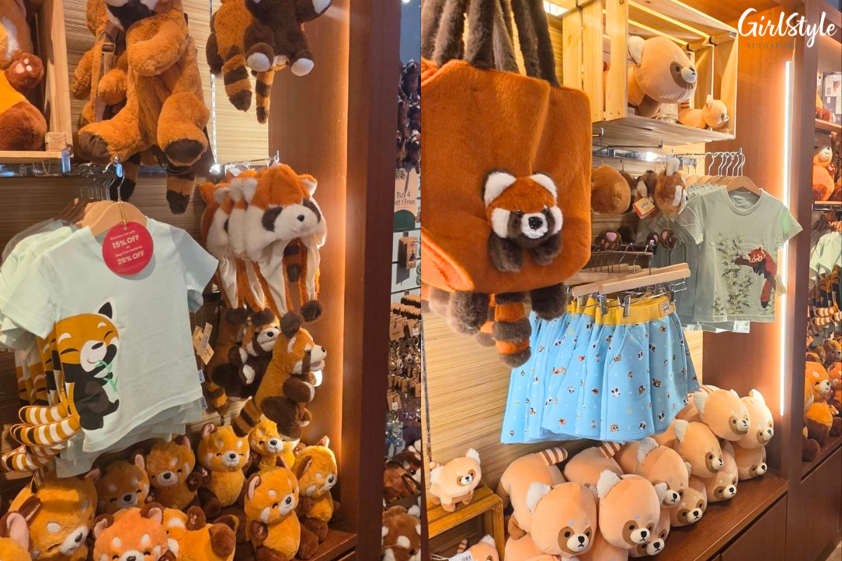 Red panda merch @ River Wonders gift shop